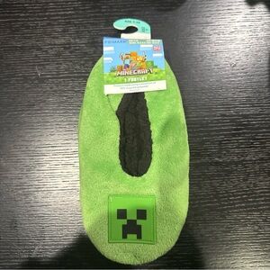 NWT Minecraft  X Primark Slipper Socks/ Footlet Boys Age 7-10 USA 12.5-4